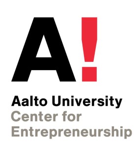 Aalto Center for Entrepreneurship logo with A and exclamation point
