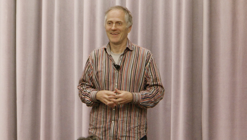 Tim O'Reilly speaking at the Stanford Entrepreneurial Thought Leaders Seminar