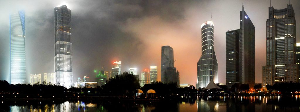 Photo - Shanghai skyline at night